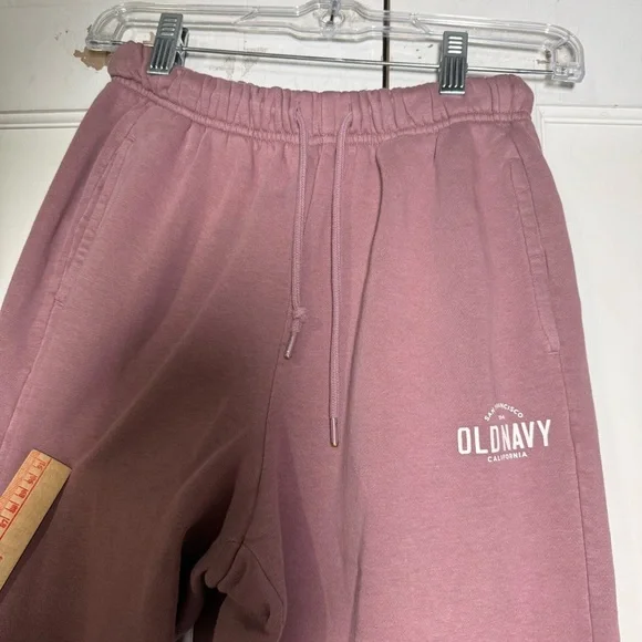 Old Navy High Waisted Sweatpants Cuffed Light Purple Size XS Cotton Soft - Picture 4 of 8